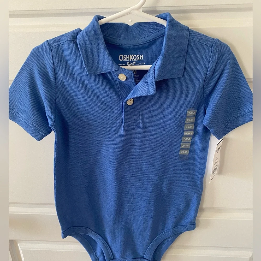 NWT Osh Kosh B’Gosh Polo Bodysuit